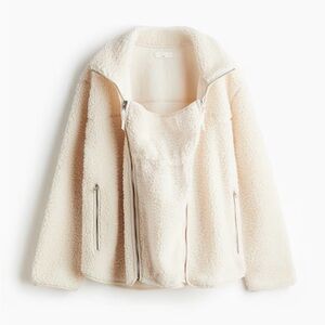 H&M MAMA BEFORE & AFTER BABYWEARING FLEECE JACKET